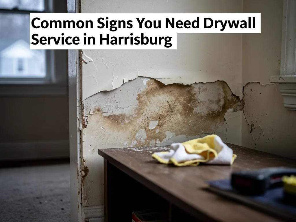 Common Signs You Need Drywall Service in Harrisburg